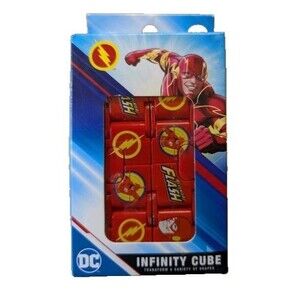 DC Comics The Flash Red Infinity Cube Fidget Toy Anxiety Stress WB NEW